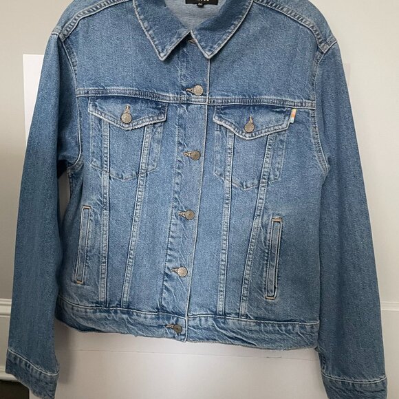REDUCED! NWT RAILS Denim Jean Jacket - The Mulholland in Original Blue SzXL - Picture 4 of 10